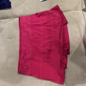 Lululemon Pace Red Skirt